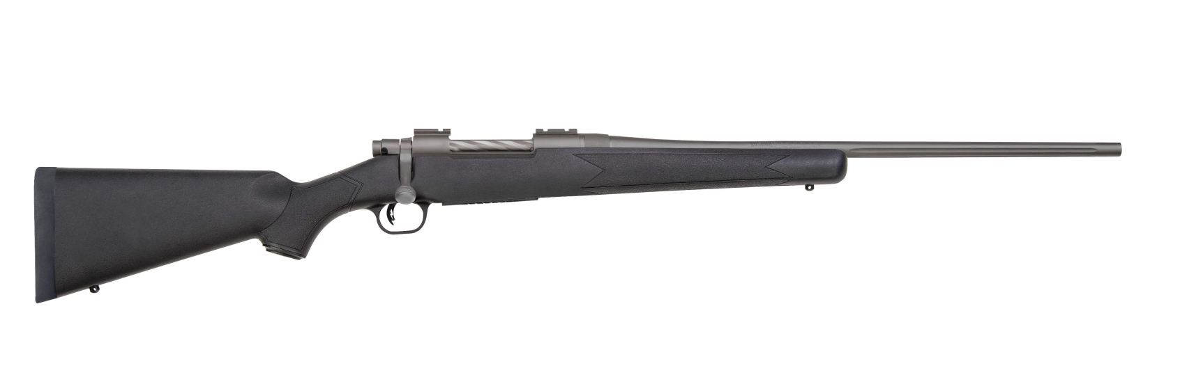 MOSSBERG Patriot 350 Legend 22" 5rd Bolt Rifle w/ Fluted Threaded Barrel - Stainless | Black