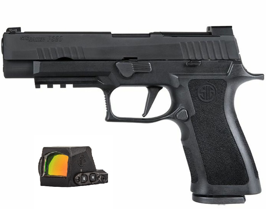 SIG SAUER P320 X-Series 9mm 4.7" 17rd Pistol w/ Romeo X Pro 3 MOA Red Dot | Black
