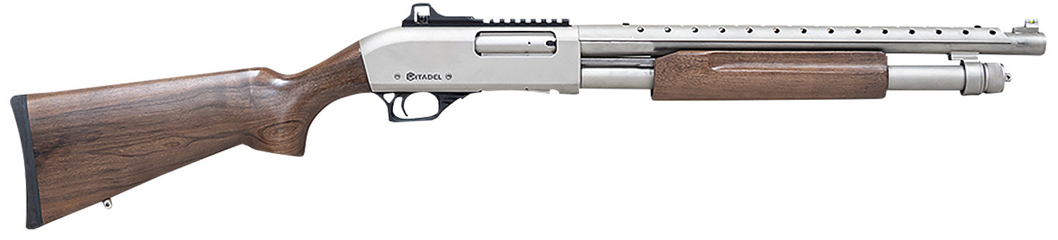 CITADEL Mariner 12 Gauge 3" 18.5" 4+1 Pump Shotgun | Nickel