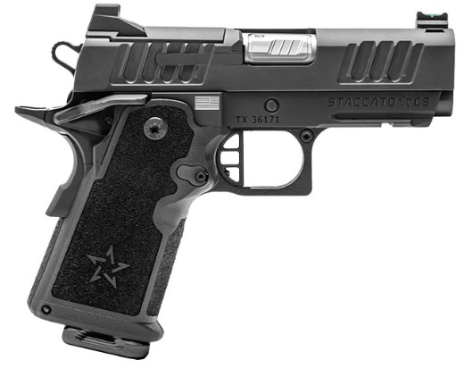STACCATO CS 9mm 3.5" 16rd Optic Ready Pistol + Flat Trigger | Black