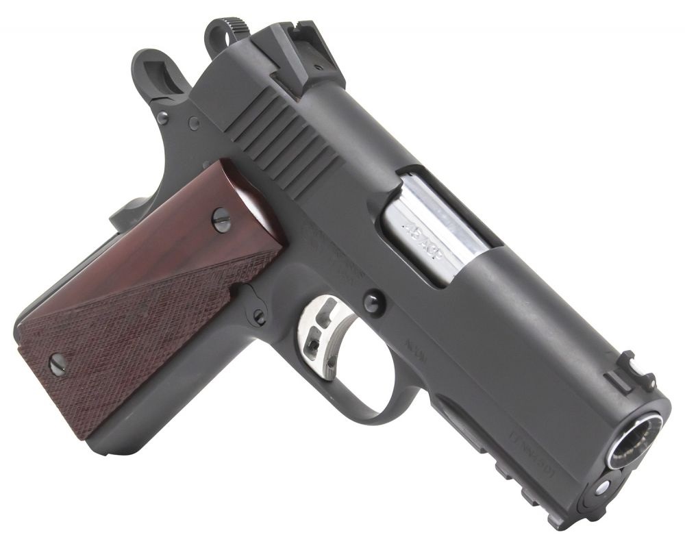 FUSION FIREARMS NCOM 1911 Freedom Series 45ACP 3.5" 8rd Pistol - Black | Wood Grips
