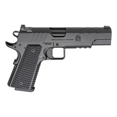 SPRINGFIELD ARMORY Emissary 1911 9mm 5 9rd Pistol w Night Sights  Black  VZ G10 Grips