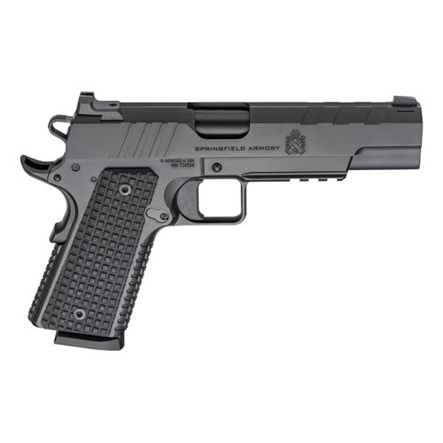 SPRINGFIELD ARMORY Emissary 1911 45ACP 5 8rd Pistol w Night Sights  Black  VZ G10 Grips