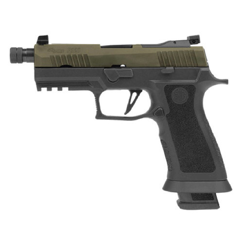 SIG SAUER P320 9mm 46 Threaded Barrel 21rd   OD Green
