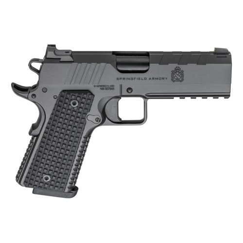 SPRINGFIELD ARMORY 1911 Emissary 9mm 425 9rd Pistol w Night Sights  Black  VZ G10 Grips