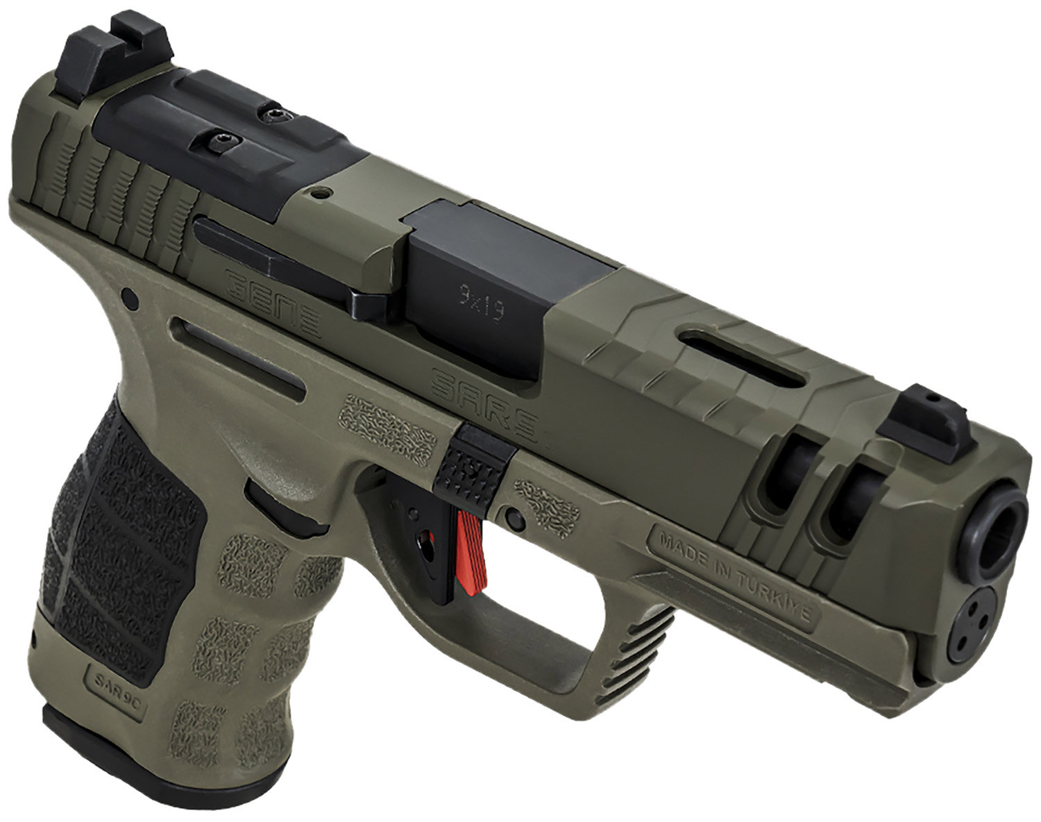 SAR FIREARMS SOCOM CPT COMP 9MM ODG 4.5″ | USA Gun Store