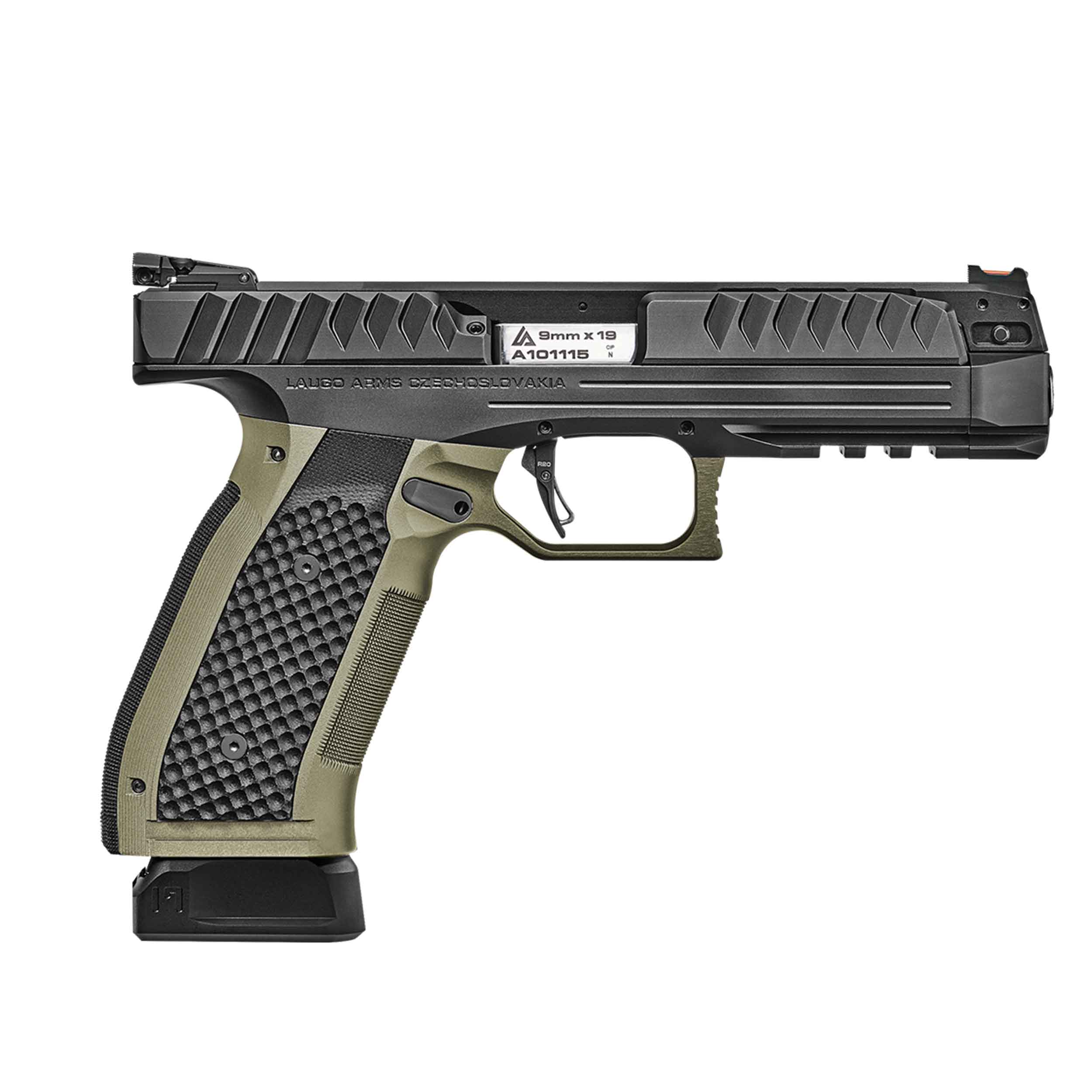 LAUGO ARMS Alien Standard Kit 9mm 4.8" 17rd - Black & Green