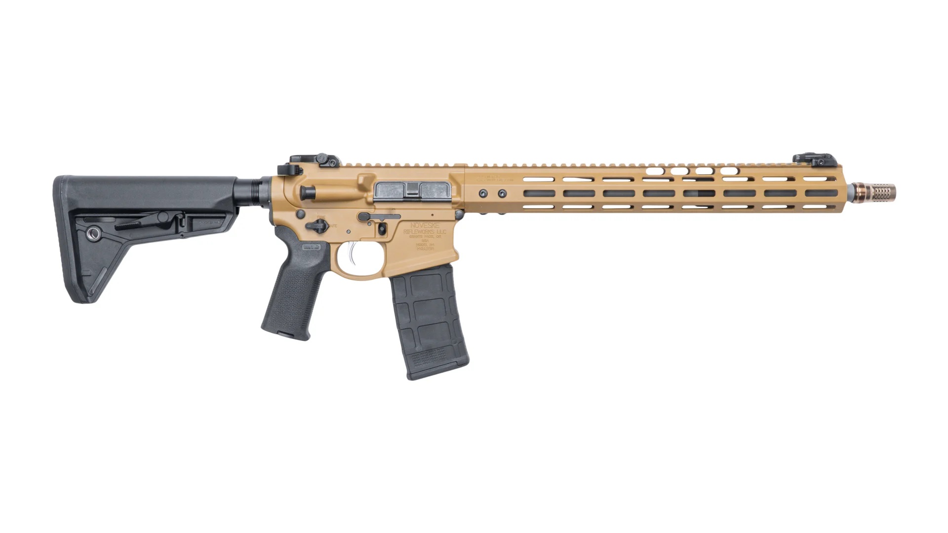 NOVESKE GEN4 N4 Recon 5.56 NATO 16" 30rd Semi-Auto Rifle + Q Cherry Bomb Muzzle Brake | Tiger Eye