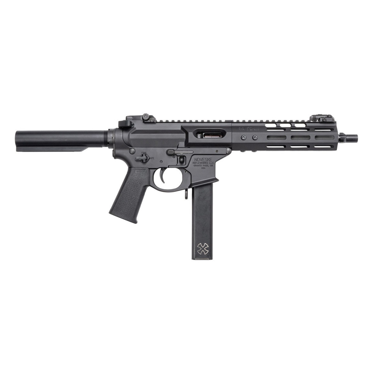 NOVESKE G4 NOVESKE9 Cry Baby 9mm 8.1" 32rd Braceless Pistol - Black