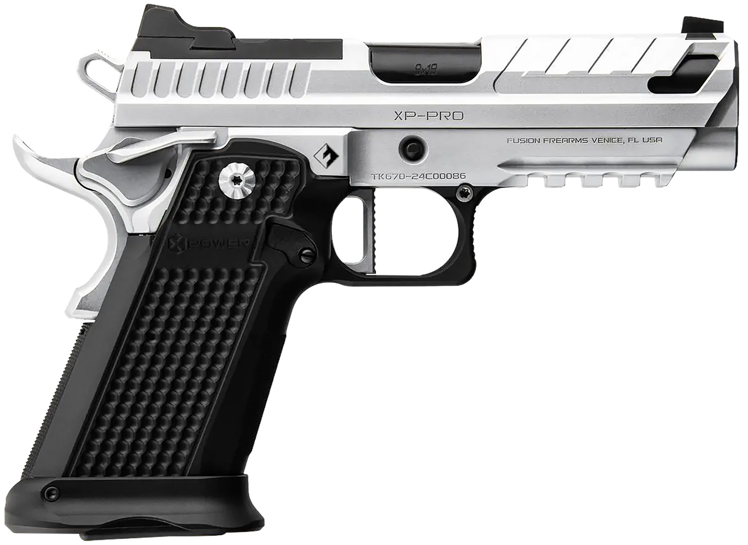 FUSION FIREARMS XP PRO™ "2011" 9mm 4" 17rd - Chrome