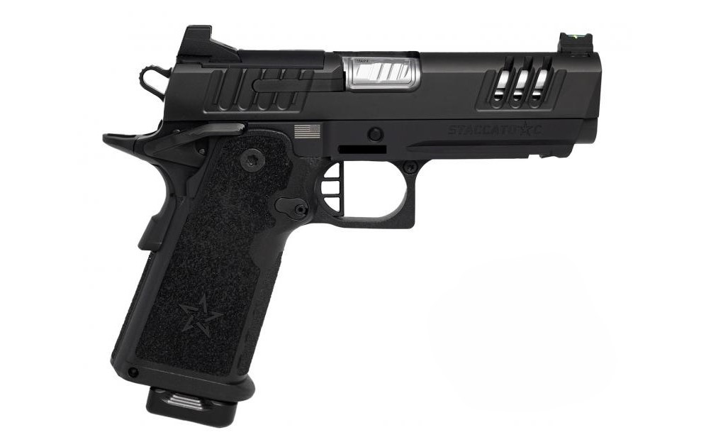 STACCATO C Optic Ready 9mm 4" 17rd Flat Trigger - Black