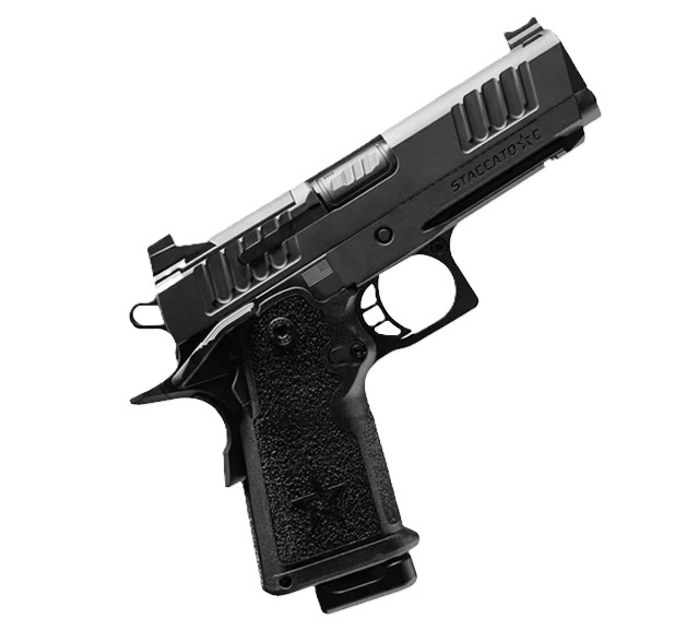STACCATO C Optic Ready 9mm 4" 17rd Curved Trigger - Black