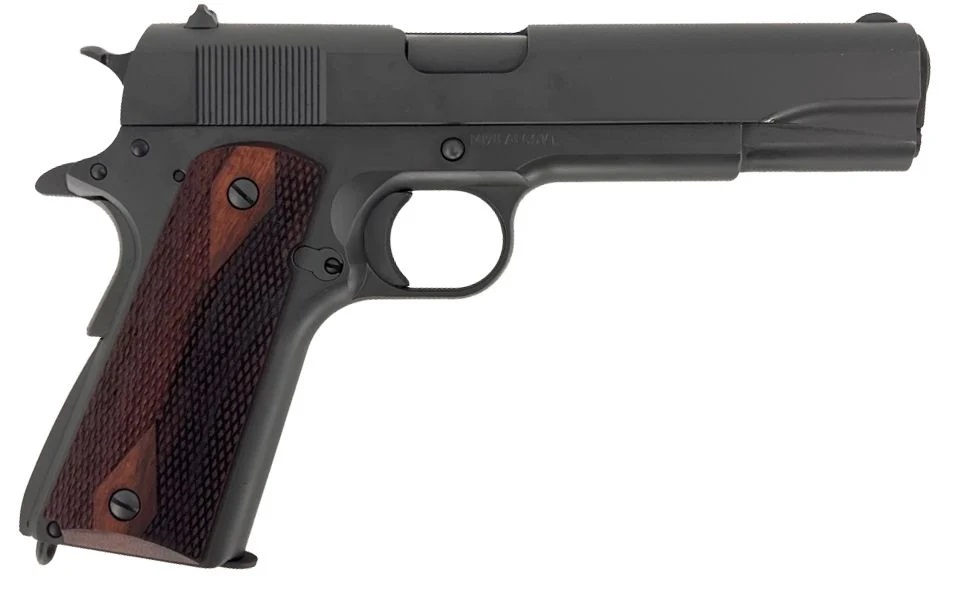 TISAS 1911 Government 45 ACP 5" 7rd - Dark Grey w/ Walnut Grips