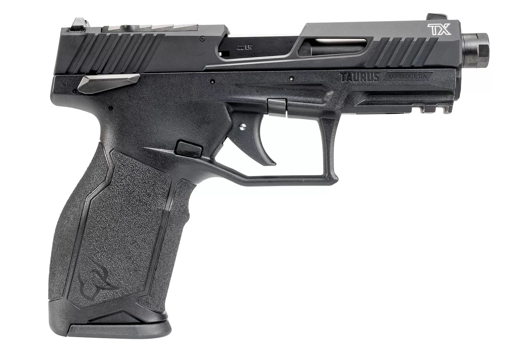TAURUS TX22 Gen2 T.O.R.O. 22 LR 4.6" 22rd w/ Threaded Barrel - Black