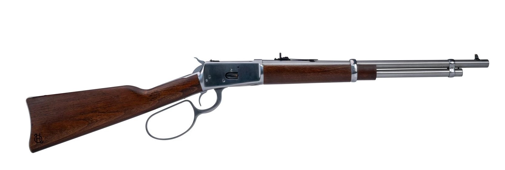 HERITAGE MANUFACTURING MODEL 92 16.5" 8rd - Black / Wood Stock