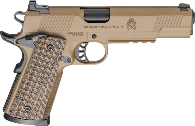 SPRINGFIELD ARMORY 1911 TRP 45 ACP 5" 8rd QUALIFIED PERSONNEL - Coyote Brown