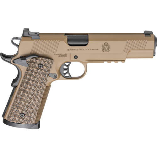 SPRINGFIELD ARMORY 1911 TRP 45 ACP 5 8rd QUALIFIED PERSONNEL  Coyote Brown