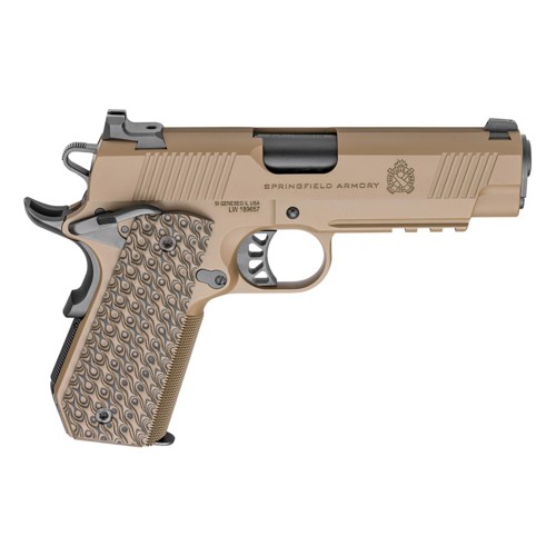 SPRINGFIELD ARMORY 1911 TRP 45 ACP 425 7rd QUALIFIED PERSONNEL  Coyote Brown