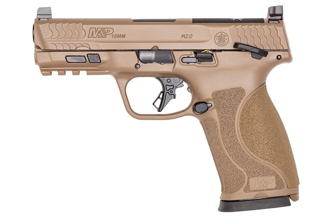 SMITH & WESSON M&P M2.0 10mm 4" 15rd Optic Ready Pistol | FDE