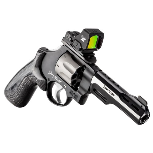 SMITH  WESSON 327 WR Jerry Miculek World Record 9mm 5 8rd Revolver  Vortex Compdot  Black