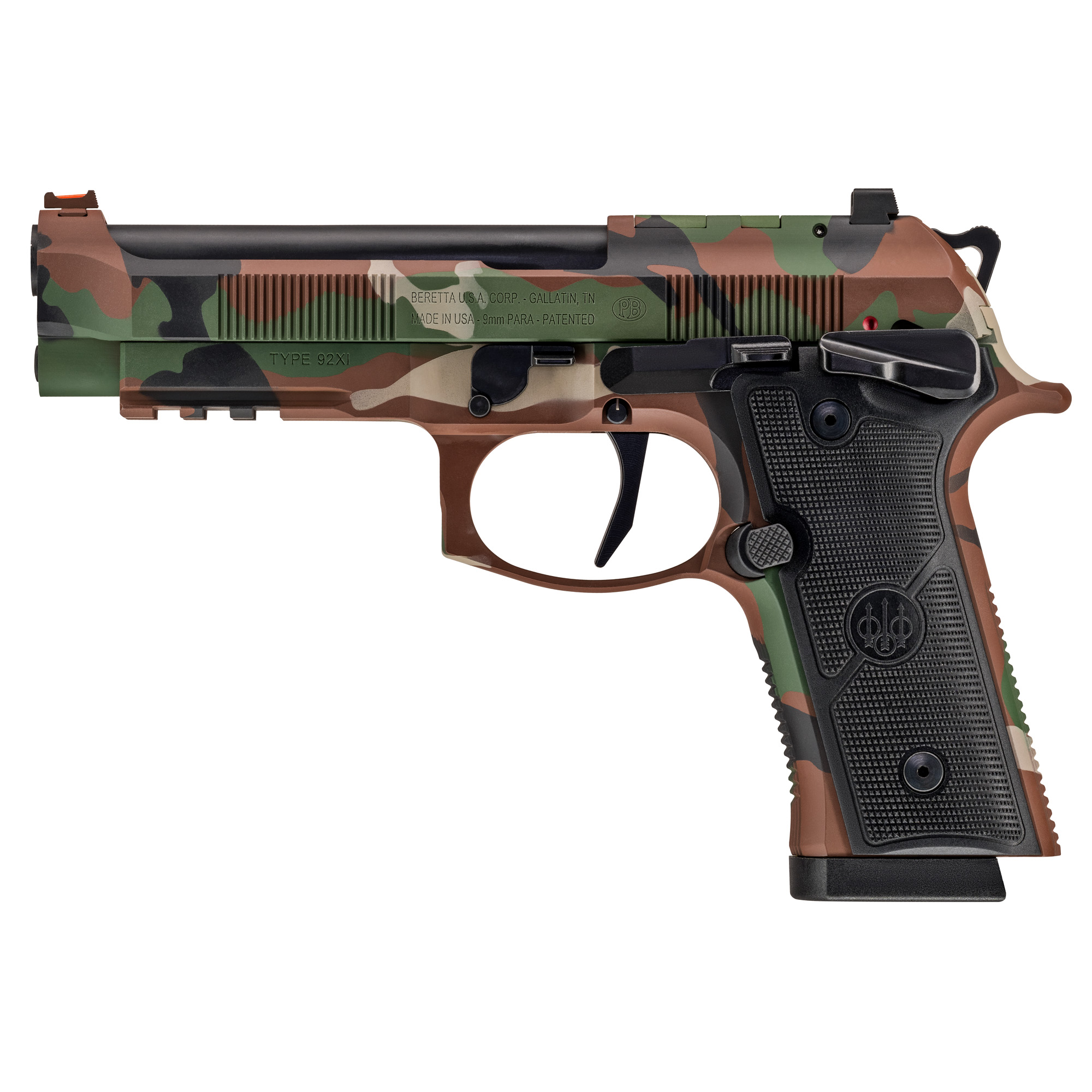 BERETTA 92XI Full Size 9mm 4.7" 18rd - BDU Camo