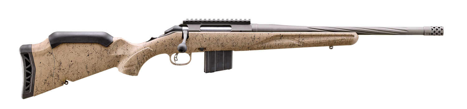 RUGER American Rifle Generation II Ranch 350 Lengend 16.4" 5rd - Flat Dark Earth Splatter