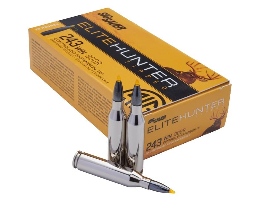 Sig Sauer SIG SAUER Elite Hunter Tipped 243 Win 90Gr - 20 Rounds