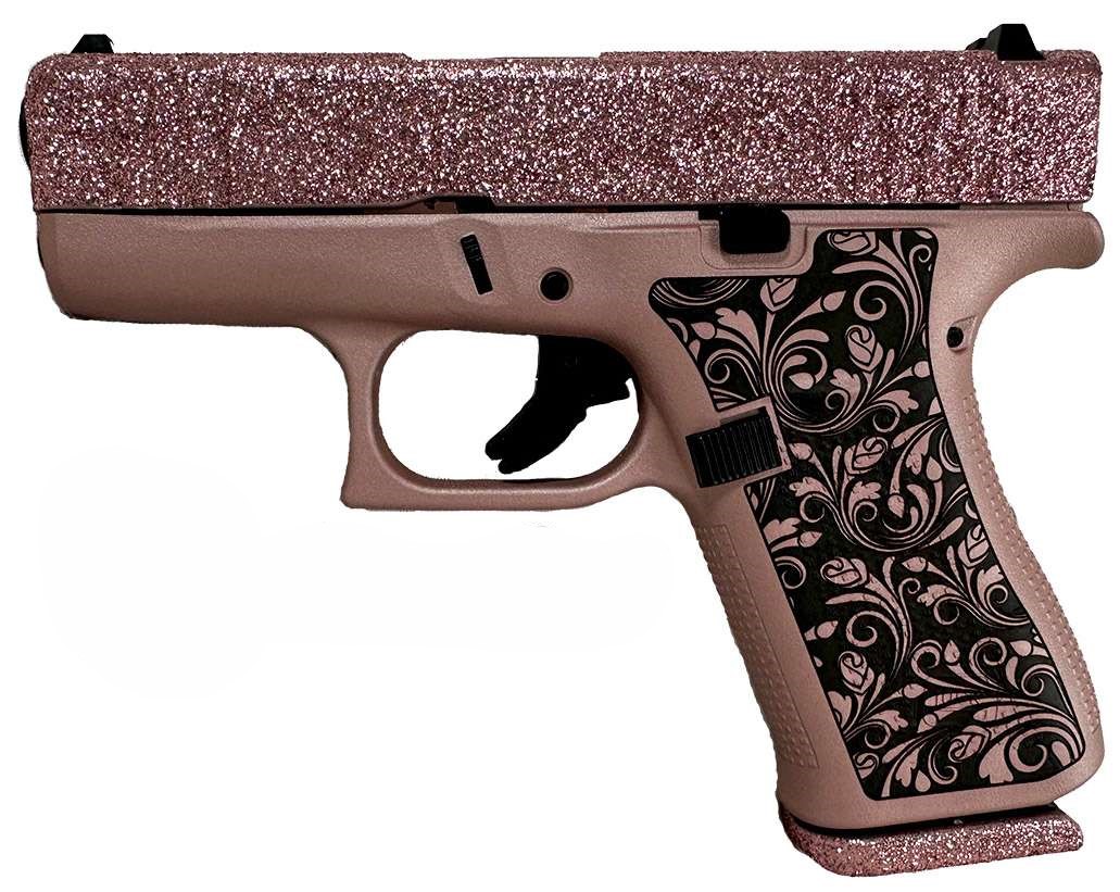 Glock GLOCK G43X 9mm 3.4" 10rd - Rose / Glitter