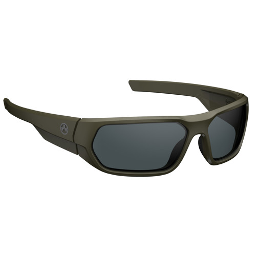 Magpul Radius Eyewear – Schwarzer Rahmen, Graue Gläser, Ballistischer Schutz Z87+, TR90NZZ, Für Mittlere Bis Große Gesichter