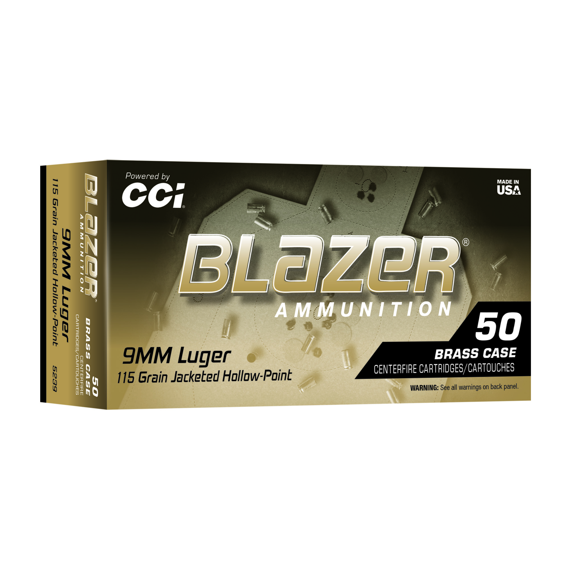 Blazer Brass 40 S&W Ammo 180 Grain Jacketed Hollow Point Box of 50