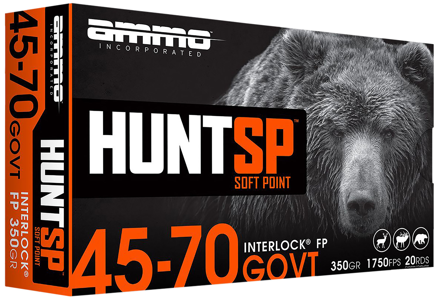 Ammo Inc AMMO 45-70 Gov 350Gr Hunt SP 20rd