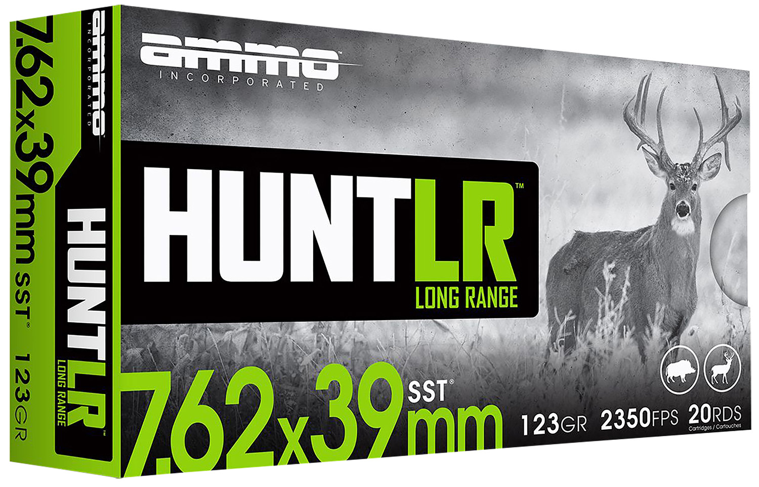 Ammo Inc Ammo Huntlr Amo 7.62x39mm 123GR SST 20RD 10 Box Case