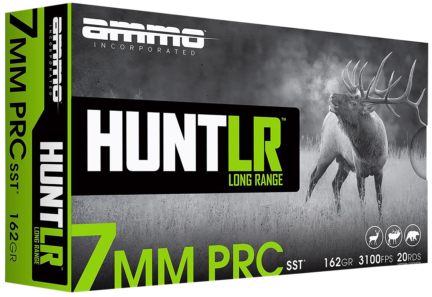 Ammo Inc AMMO 7mm PRC 162Gr SST Hunt LR 20rd