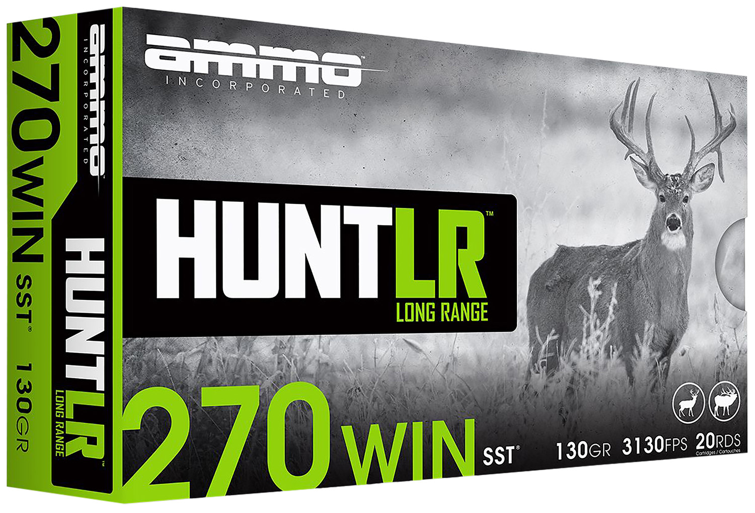 Ammo Inc AMMO 270 Win 130Gr SST Hunt LR 20rd