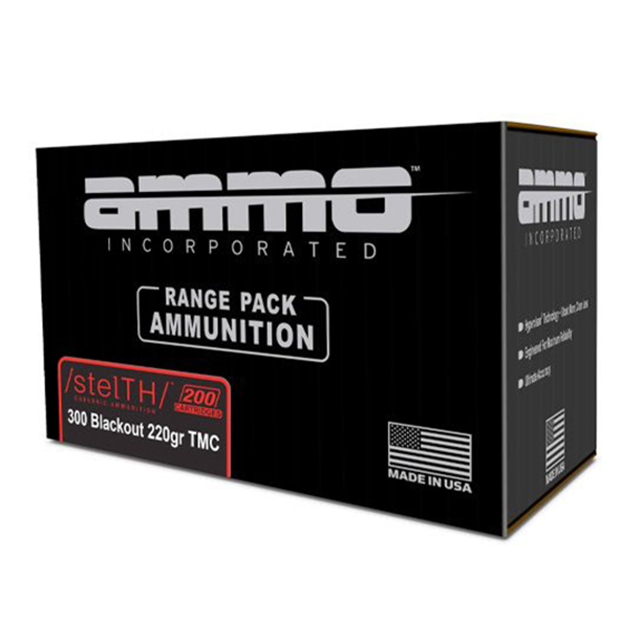 Ammo Inc AMMO 300 Black 220Gr TMC Stelth Subsonic 200rd