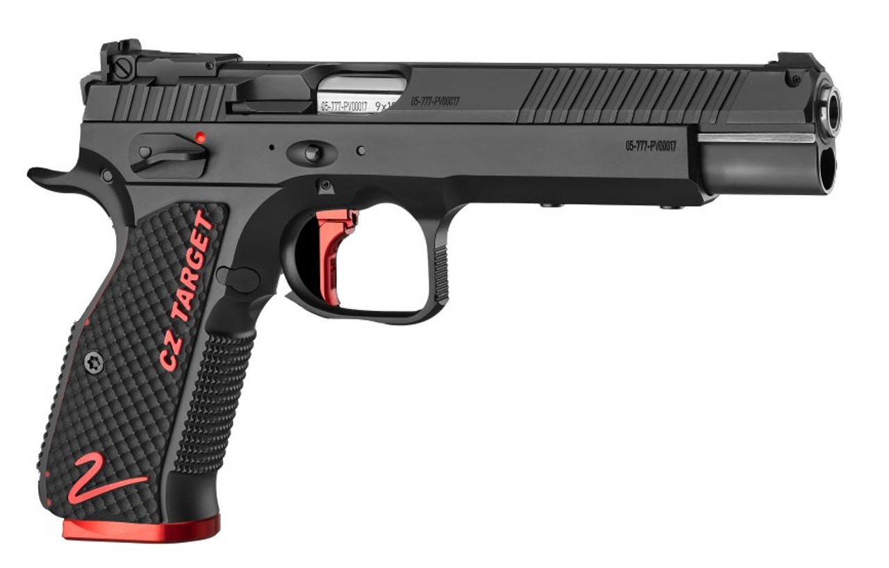 CZ-USA Shadow 2 Target Limited 9mm 6" 17rd - Black / Red