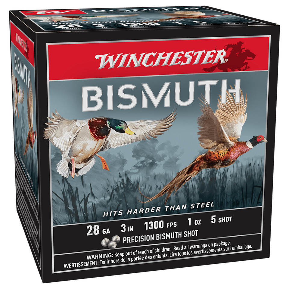 Winchester WINCHESTER AMMO 28Ga 3" 5# Bismuth 1 oz 25rd