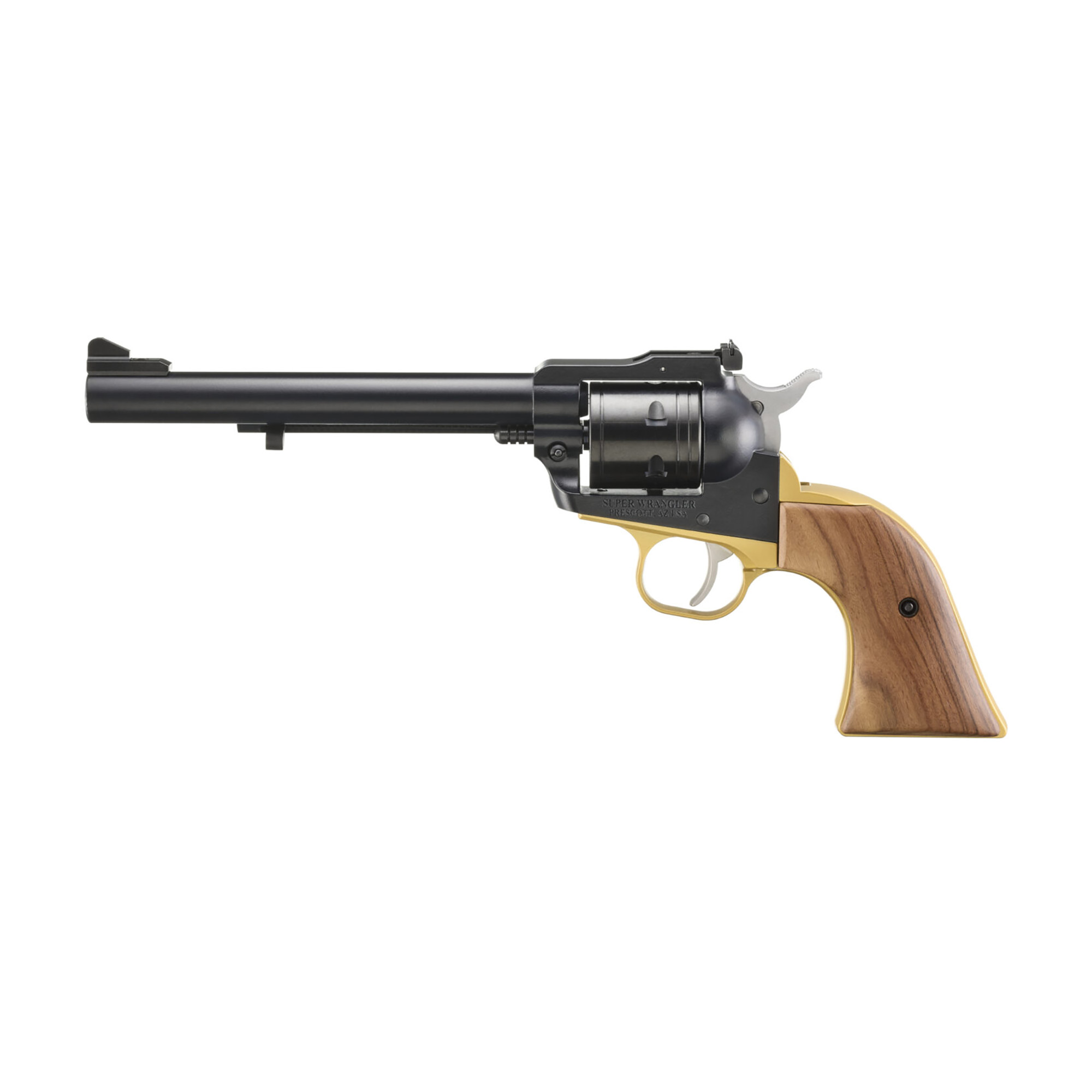 RUGER SUPER WRANGLER 22 LR / 22 WMR 6.5" 6rd - Wood / Black