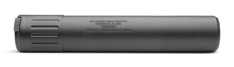 Advanced Armament Corporation TITAN-QD 338LM Black SILENCER