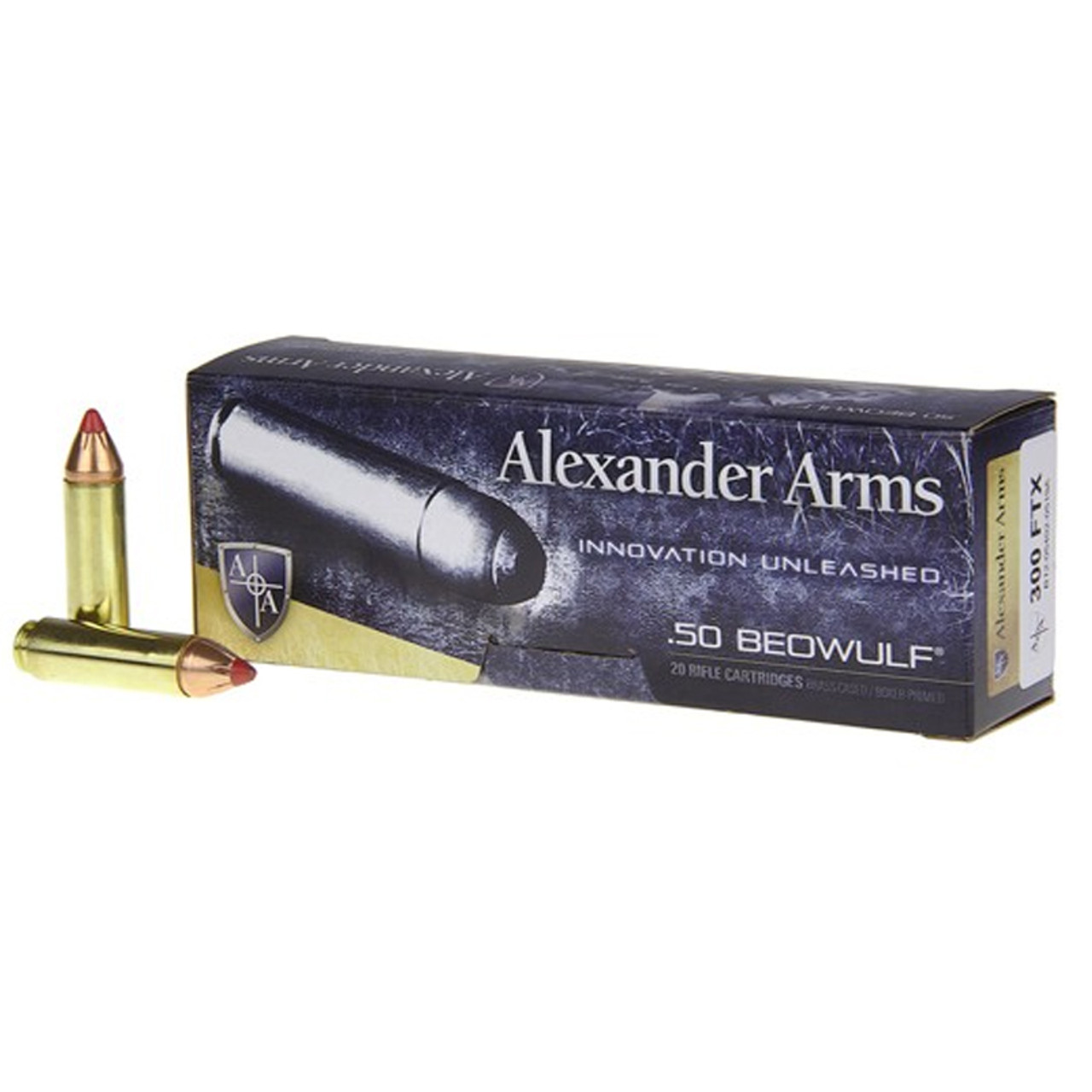 Alexander Arms ALEXANDER ARMS 50 Beowulf 300Gr Hornady FTX 20rd