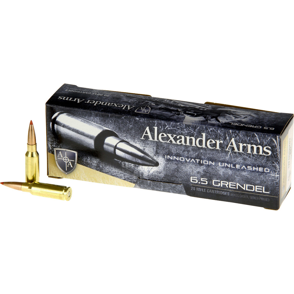 Alexander Arms ALEXANDER ARMS 6.5 Grendel 129Gr Hornady SST Ballistic Tip 20rd