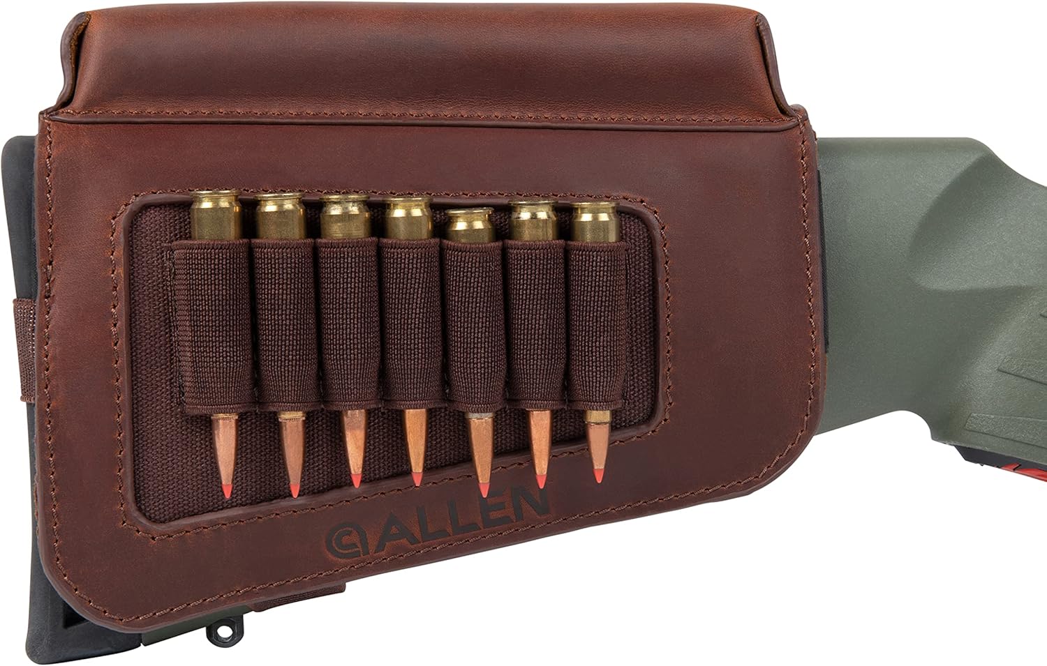 Allen ALLEN Westcliff Buttstock Cartridge Carrier 7rd Leather