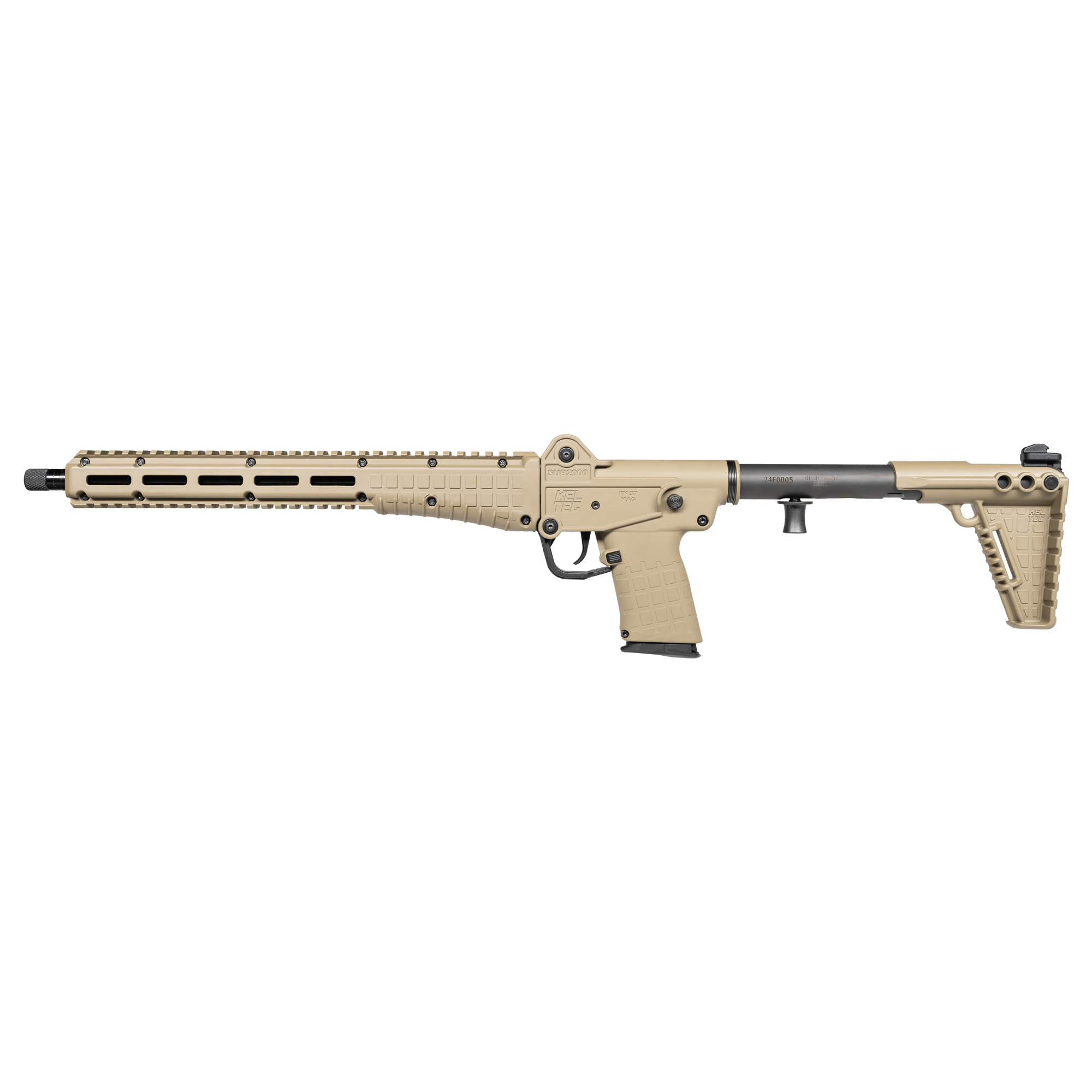 KELTEC SUB-2000 5.7x28mm 16.3" 20rd - Tan w/  Folding Stock