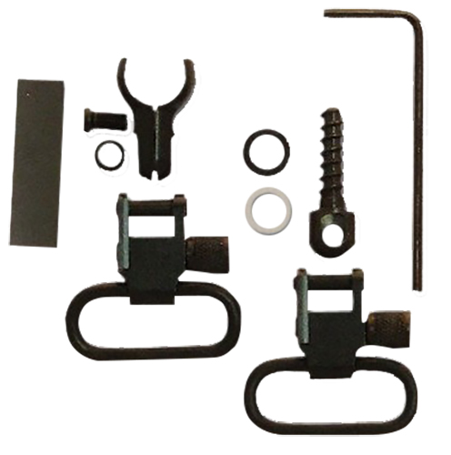 GrovTec GROVTEC Barrel Band Swivel Set Shotgun 1" Black Steel