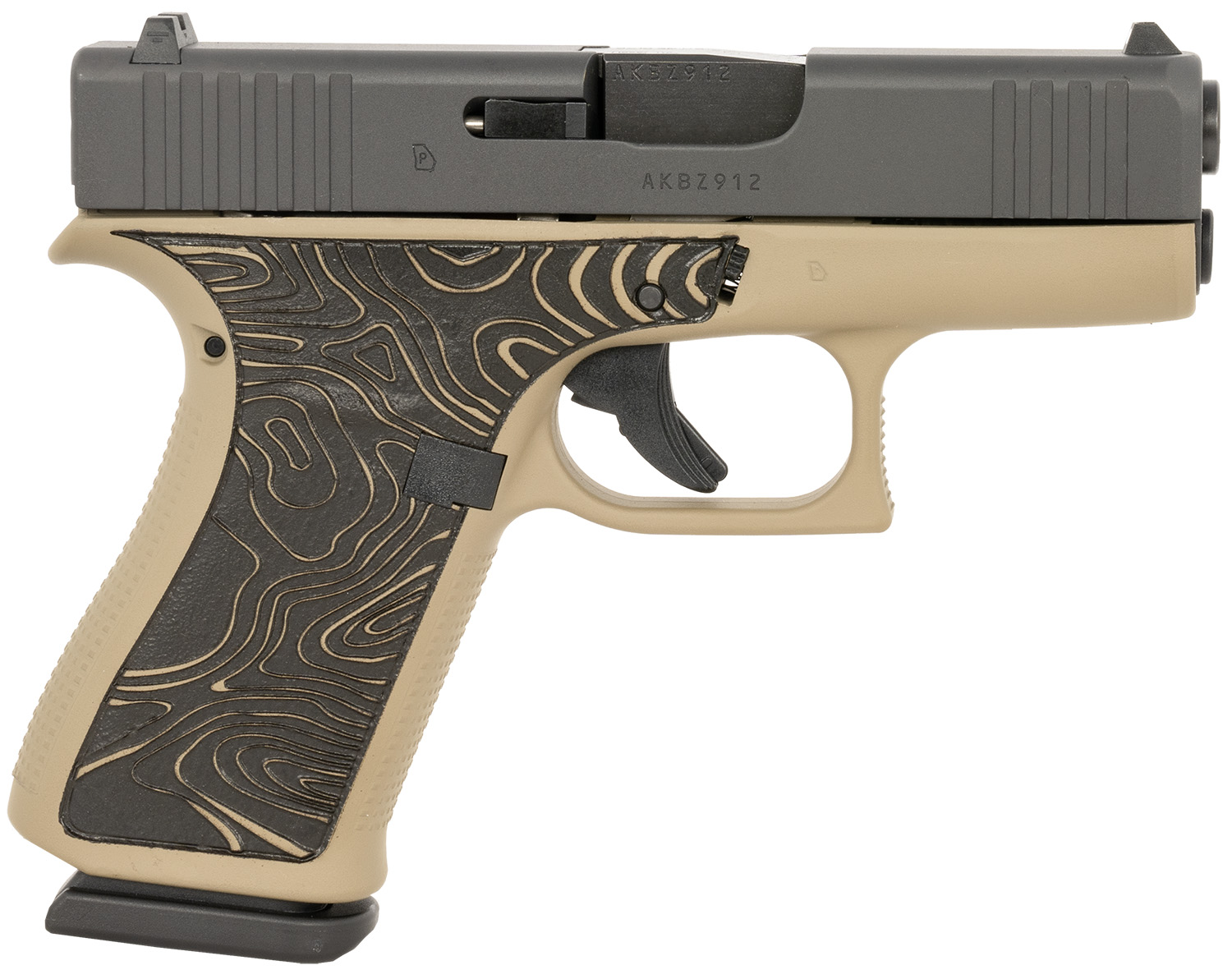 Glock GLOCK G43X 9mm 3.4in 10rd - Tan