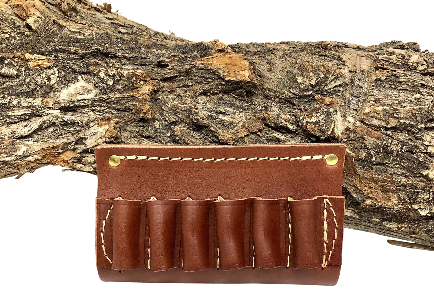 HUNTER COMPANY HUNTER COMPANY Cartridge Belt Slide Chestnut Tan 45 Cal 6rd 2"