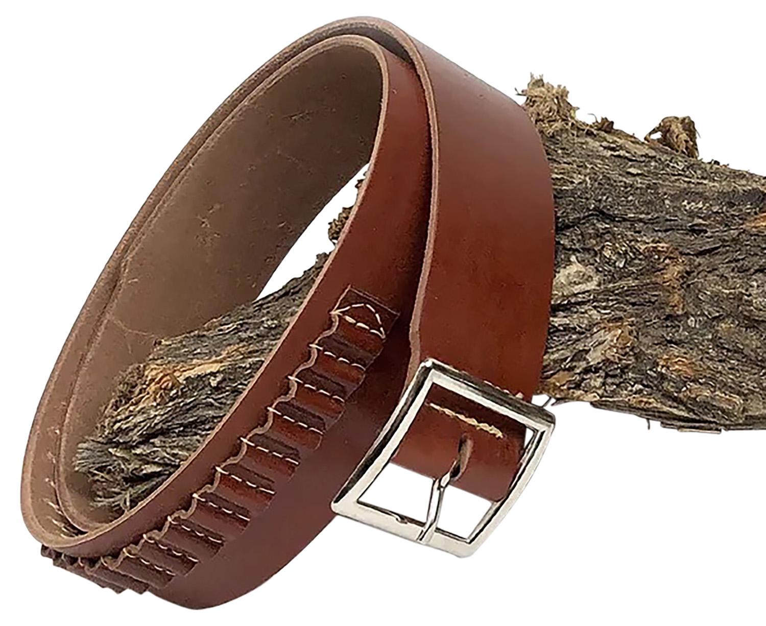 HUNTER COMPANY HUNTER COMPANY Cartridge Belt Antique Brn Leather 45Cal 25rd Ambi