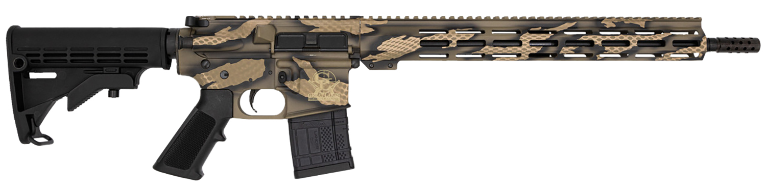 Great Lakes Firearms Gl 15 Ria 223 Wylde 16IN Bbl Orc Serpent Tan Camo Nitride 30RD Mag