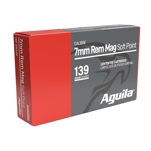 AGUILA AMMO 7mm Rem Mag 139 Grain Soft Point 20rd