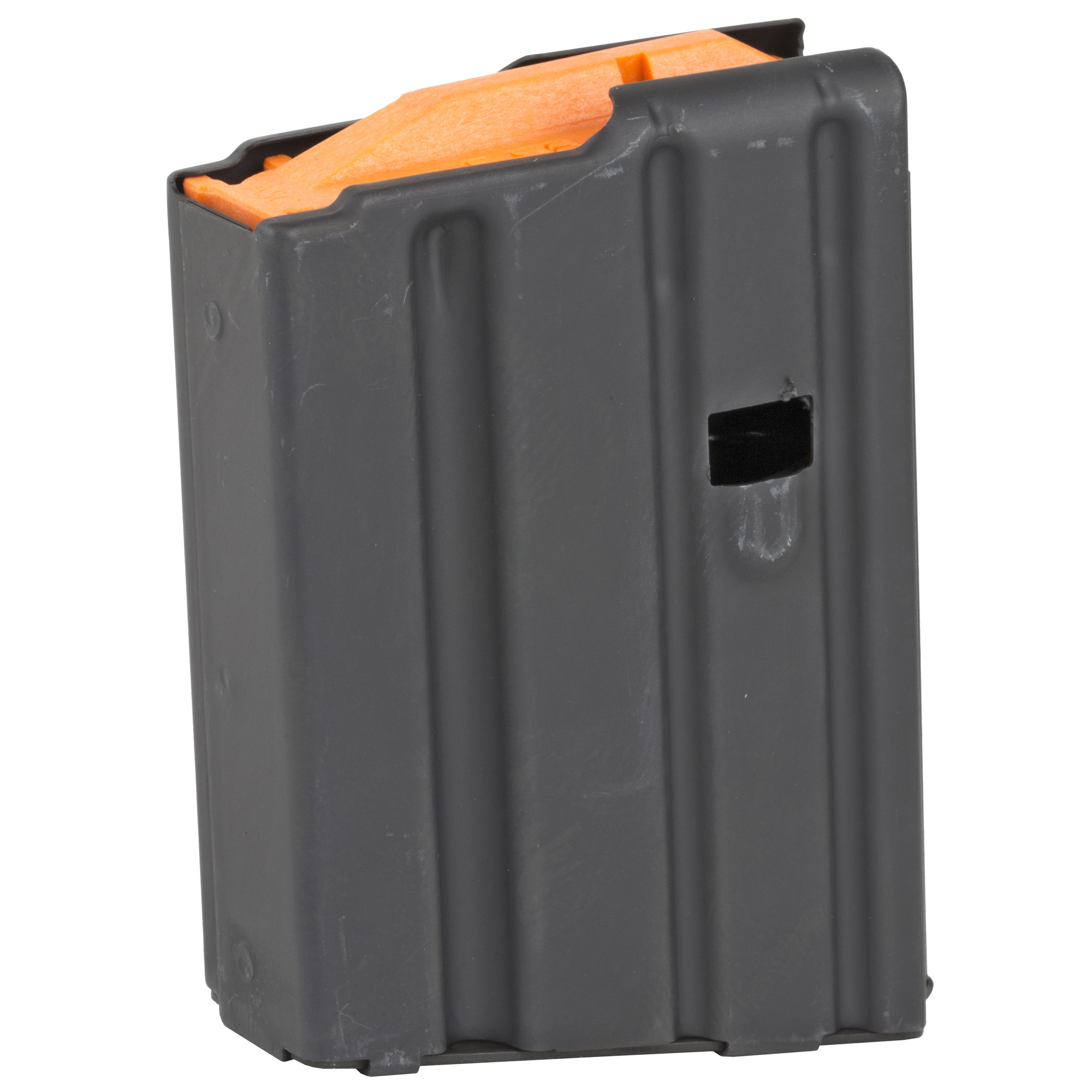 Ammunition Storage Components ASC Magazine 223 Rem AR-15 10rd Stainless/Black/Orange
